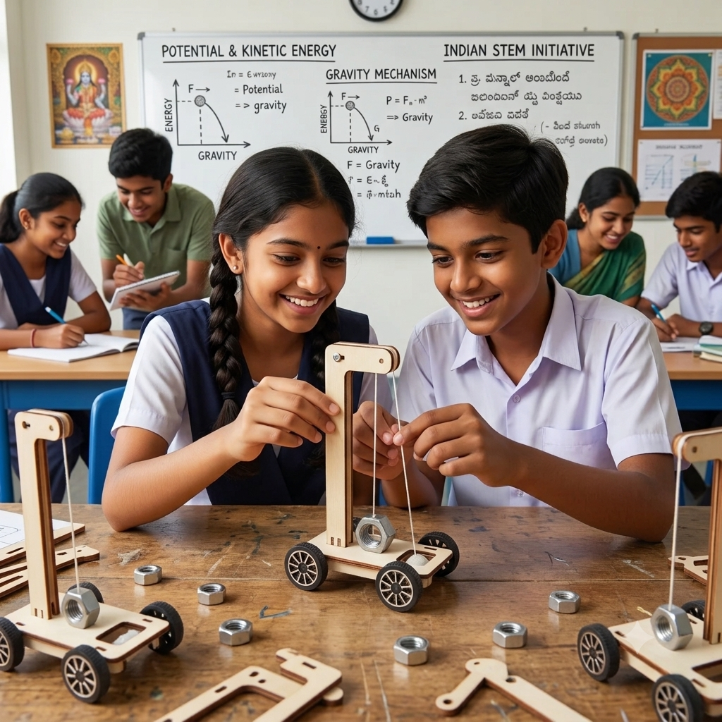 Gravity Powered Car STEM kit